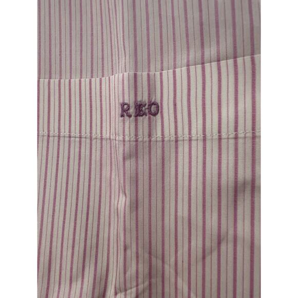 Set of 13 CEGO New York Custom Made Cotton Dress Shirts Monogram “REO” Size XL - Picture 12 of 12